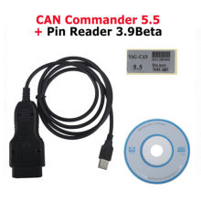 VAG commandant 5.5 + câble de lecteur de Pin avec Interface USB